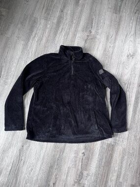 Klim Mid-Layer Cascade Women's 1/4 Zip Pullover Women's XL Black fleece jacket